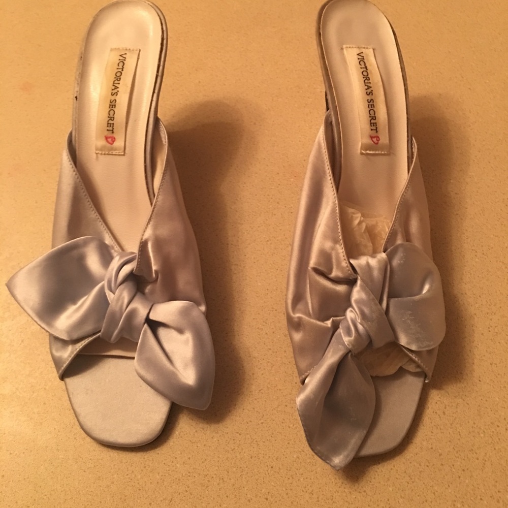 Victorias secret light blue slippers